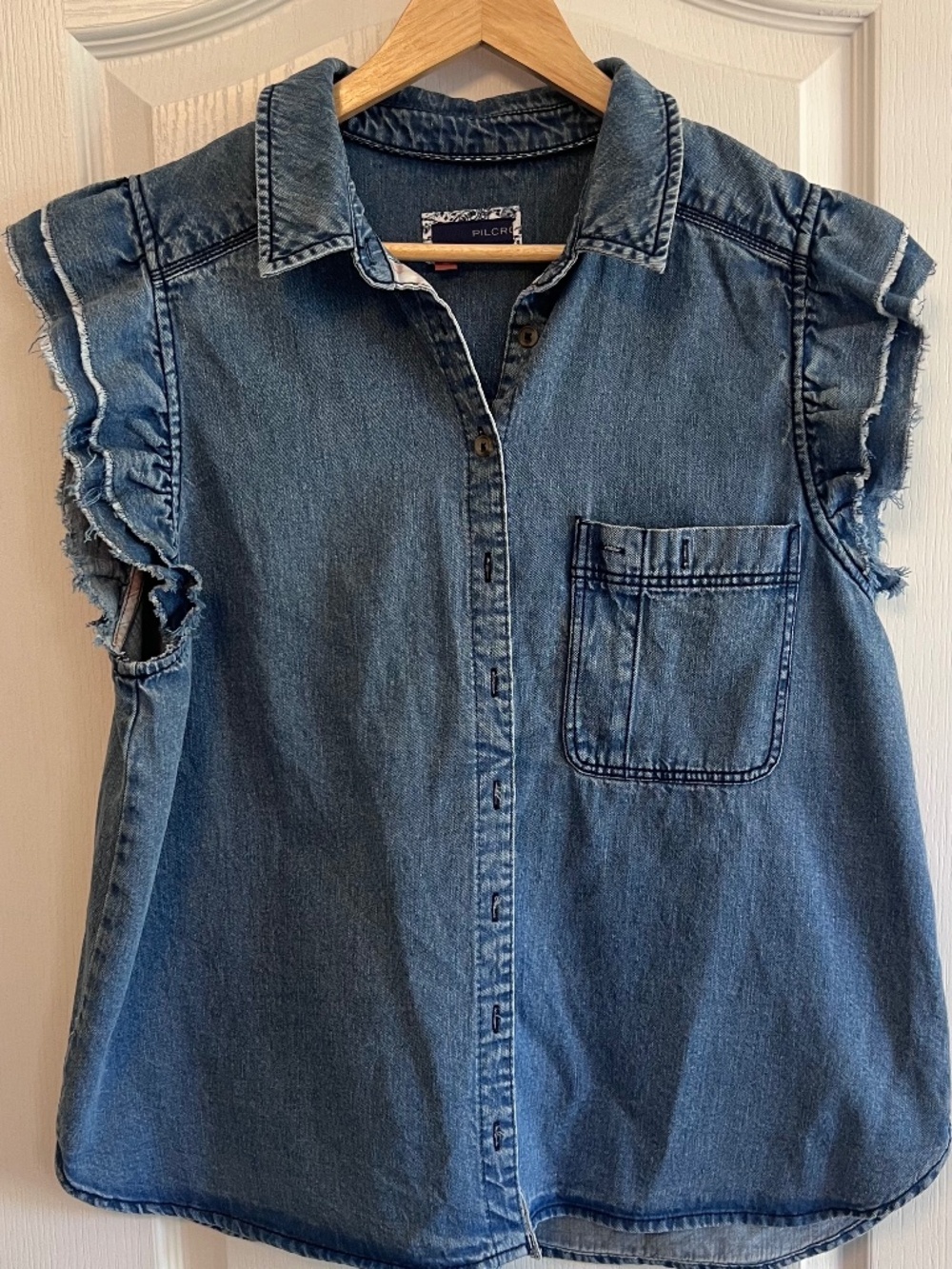 Pilcro Denim Tank Top